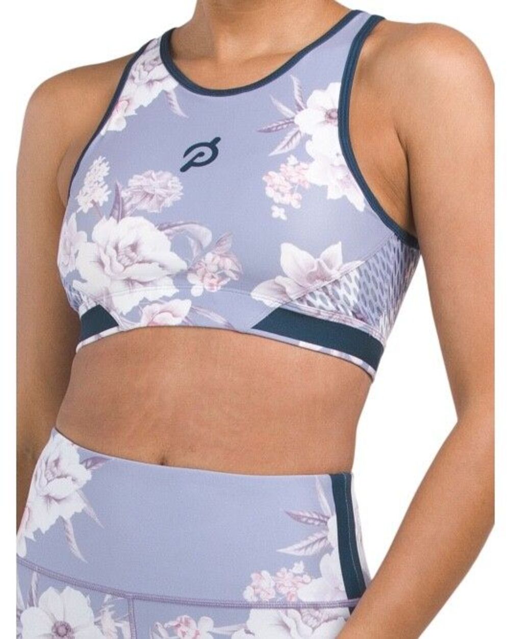 WITH Peloton Sports Bra, High Neck, Lavender, XS, Running, Spin, New! Retail $56